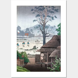Rice Planting by Tsuchiya Koitsu Posters and Art